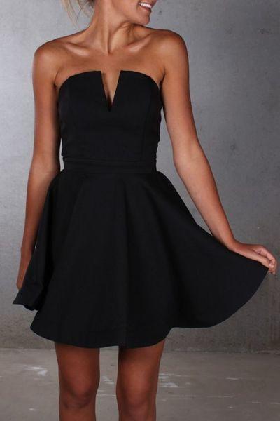 Sexy Dress, Black Kayden Cocktail Homecoming Dresses , Lovey Cute Gown, Dress CD1160