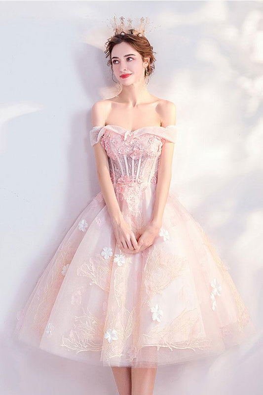 Homecoming Dresses Cocktail Fatima Pink Dress Short CD13446