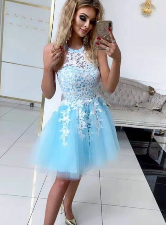 Cocktail Lace Homecoming Dresses Rory Dress Evening Gown CD17843