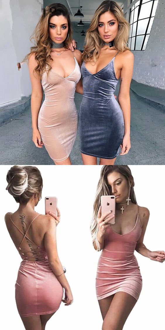 Cocktail Homecoming Dresses Martina Backless Dresses, Blush Dresses Dresses CD197