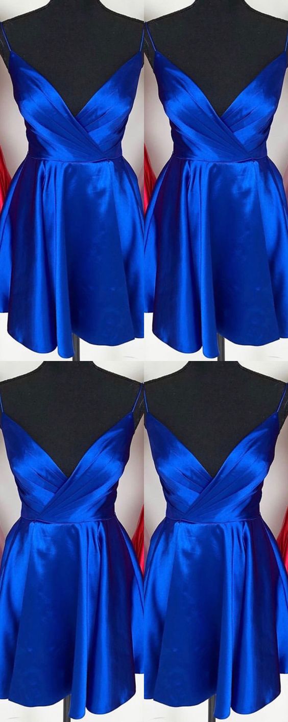 Semi Formal Dress Royal Blue Kaliyah Homecoming Dresses Cocktail Dresses CD2212